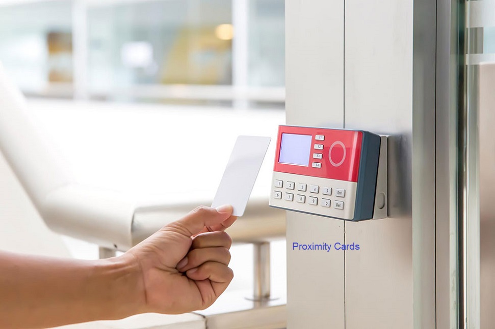 Proximity Cards for access to open door.